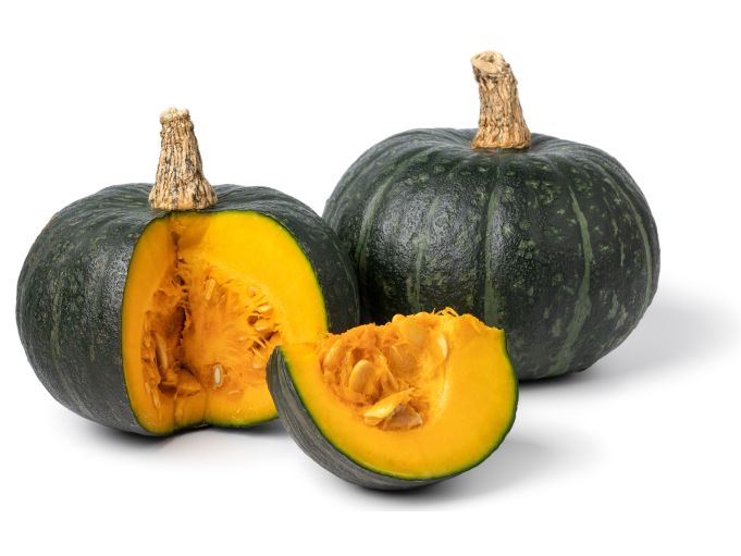 Kürbis Kabocha grün