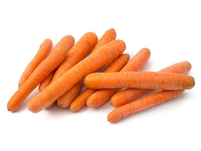 Karotten gewaschen