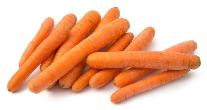 Karotten gewaschen